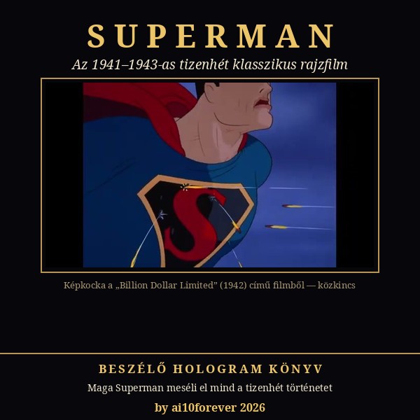 Superman — A Beszélő Hologram Könyv cover
